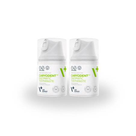 Vet Expert, Caryodent Enzymatic Toothpaste, 2 x 50 ml ZESTAW