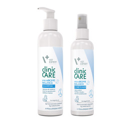 Zestaw Vet Expert Clinic Care microBiome Balance Shampoo and Conditioner