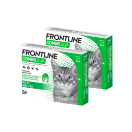 Zestaw 2 x Frontline Spot-on Combo, kot i fretka, 3 pipety