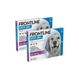Zestaw 2 x Frontline Spot-on , pies,  L 3 pipety x 2,68 ml