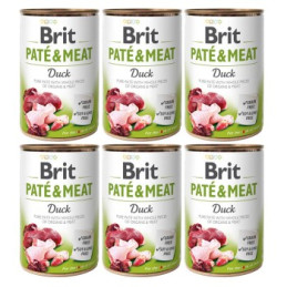 BRIT PATE&MEAT DUCK 6 x 400g