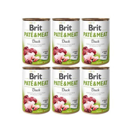 BRIT PATE&MEAT DUCK 6 x 400g