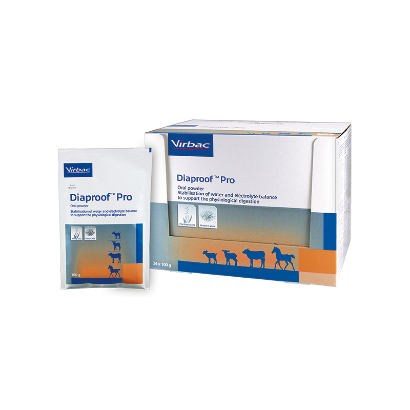 Virbac, Diaproof Pro, saszteki, 10 x 100 g