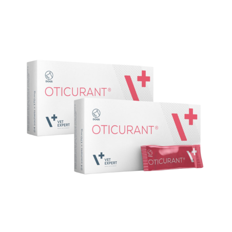 Zestaw 2 x Vet Expert, Oticurant, preparat do pielęgnacji uszu dla psów