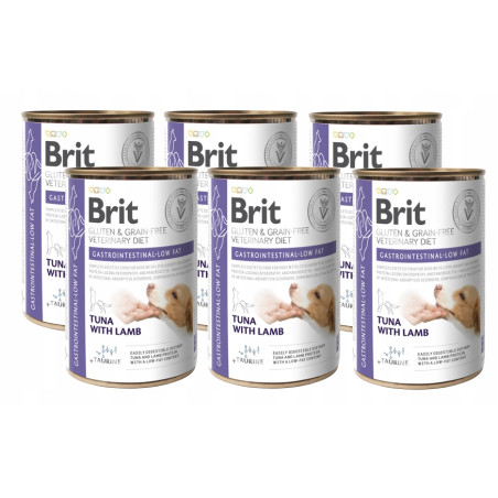Brit, pies, Gastrointestinal Low Fat, puszka 6 x 400 g