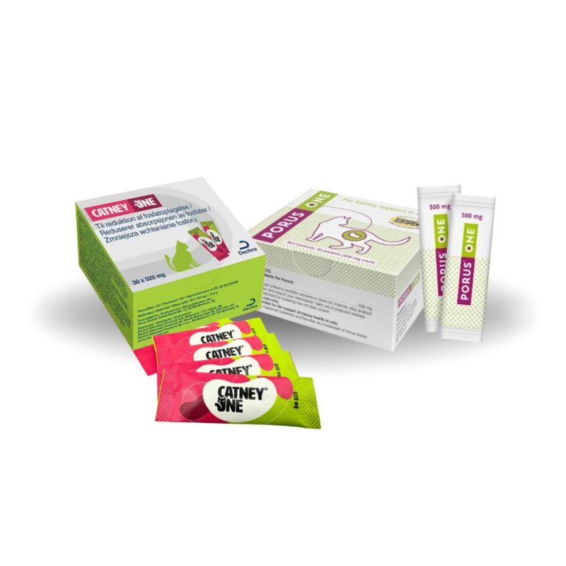Zestaw Catney One Dechra 30 x 520 mg + Porus One 30 x 500mg