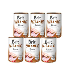 BRIT PATE&MEAT RABBIT 6 x 400g