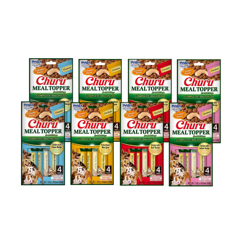 Zestaw Inaba, Meal Topper dog 14g 4+4