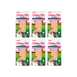 Inaba, Ciao, chicken fillet,  grillowany filet w bulionie z krabów 6 x 25g