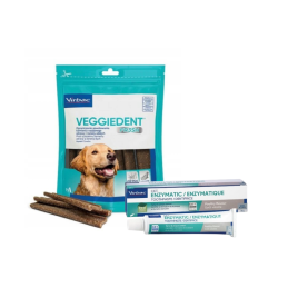 Virbac, Veggiedent Fresh, L (30-60 kg) + pasta enzymatyczna