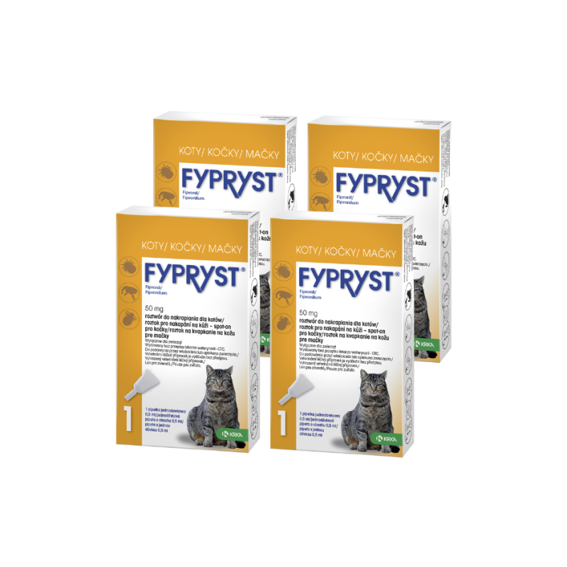 Fypryst 50mg Krople dla Kota 4szt
