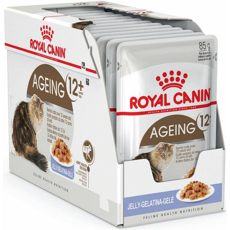 Royal Canin, kot, Ageing 12+ jelly, galaretka, 12 x 85 g