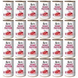 BRIT MONO PROTEIN BEEF 24 x 400g