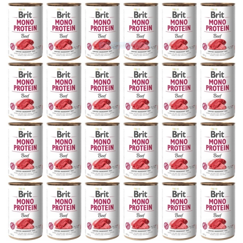 BRIT MONO PROTEIN BEEF 24 x 400g