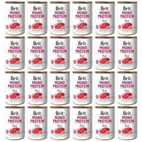 BRIT MONO PROTEIN BEEF 24 x 400g