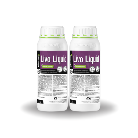 Pharmill, Livo Liquid, dla krów na wątrobę 2 x 1 litr