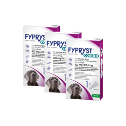 KRKA, Fypryst combo 40 - 60 kg 3szt