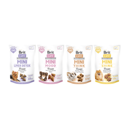 Brit Care Mini Treats ZESTAW mix 4 x 50g