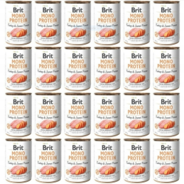 BRIT MONO PROTEIN TURKEY&SWEET POTATO 24 x 400g