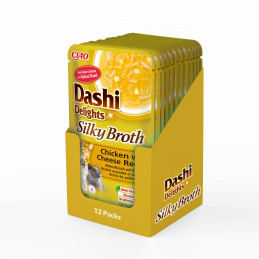 Inaba Cat Dashi Delights Silky Chicken Cheese 12 x 40g