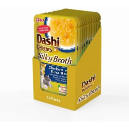 Inaba Cat Dashi Delights Silky Chicken Tuna 12 x 40g