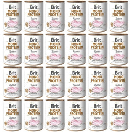 BRIT MONO PROTEIN RABBIT 24 x 400g