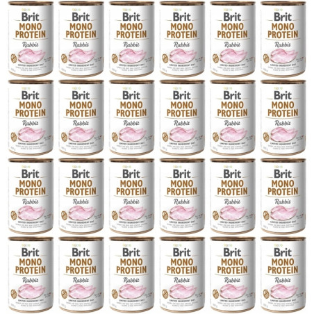 BRIT MONO PROTEIN RABBIT 24 x 400g