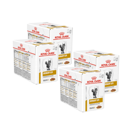 48 x Royal Canin VD, Urinary S/O Moderate Calorie, 85 g, mokra weterynaryjna karma dla kota w saszetce