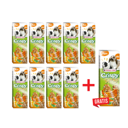 9+1 GRATIS! VERSELE LAGA Crispy Sticks, kolba marchewka&pietruszka, 2 szt