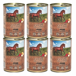 6 x O'Canis, pies, konina z ziemniakami, puszka 400g