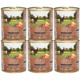 6 x O'Canis, pies, koza z ziemniakami, puszka 800 g
