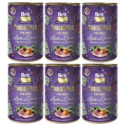 6 x BRIT MONO PROTEIN CHRISTMAS LAMB 400g