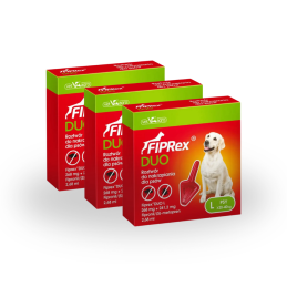 3 x Vet Agro, Fiprex Duo  L (268 mg + 241,20 mg) 2,68 ml