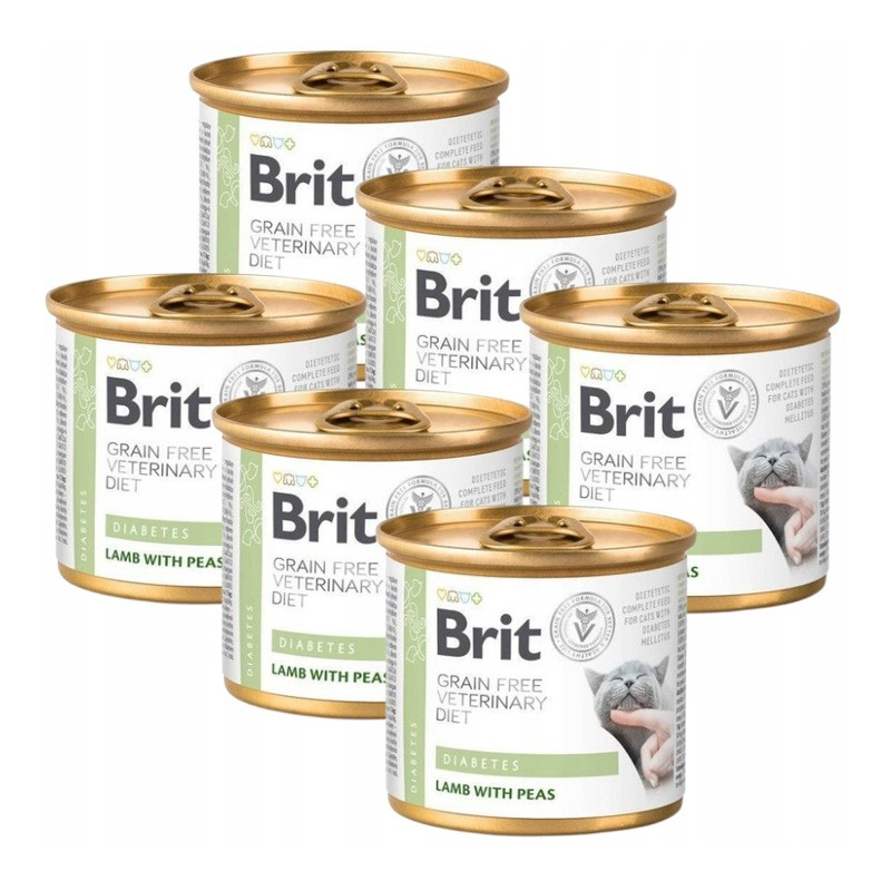 BRIT GF VET. DIET CAT DIABETES 6 x 200g