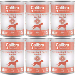 Calibra VD, dog gastrointestinal&Pancreas Low Fat 6 x 400 g