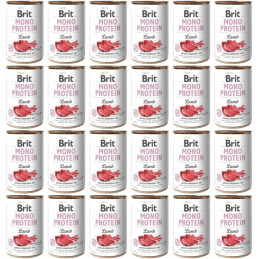 Brit Mono Protein Lamb 24 puszki 400 g