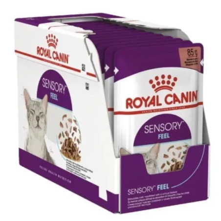 Royal Canin, Sensory Feel, kawałki w sosie, 12 x 85 g