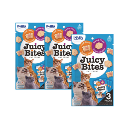 2+1! Inaba, przysmak dla kota juicy bites krab i przegrzebki 3 x 11,3 g