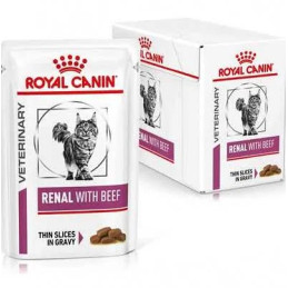 Royal Canin, Cat Renal Beef, 12 x 85 g