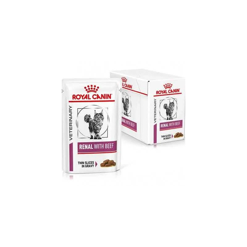 Royal Canin, Cat Renal Beef, 12 x 85 g
