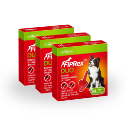 3 x Vet agro, Fiprex duo M, 10-20kg