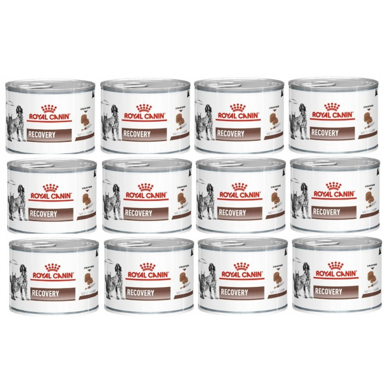 Royal Canin, Recovery, psy i koty, 12 x 195 g