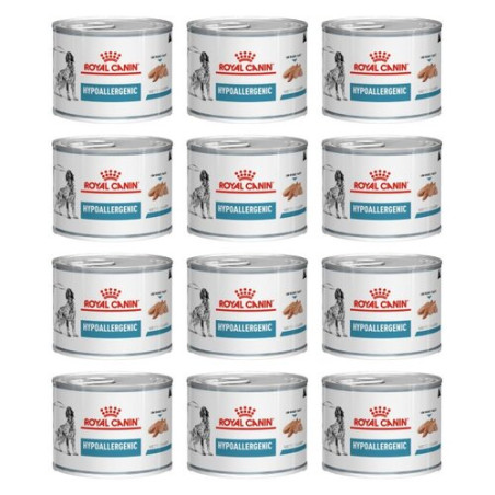 Royal Canin, Hypoallergenic, pies, 12 x 200 g