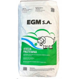 Kreda pastewna sypka,  0,1-0,4 25kg