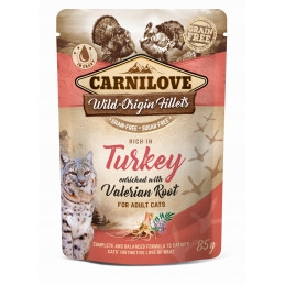 CARNILOVE CAT POUCH TURKEY&VALERIAN 85g