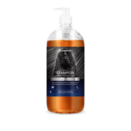 Eurowet KP Szampon do ciemnej sierści 1l