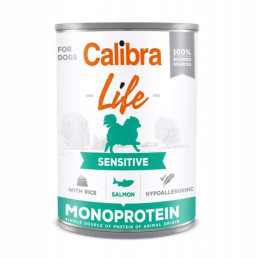 CALIBRA DOG LIFE SENSITIVE SALMON WITH RICE 400 G 126327