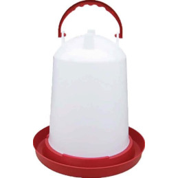 Poidło dla drobiu zakręcane, 10 l, z rączką i korkiem