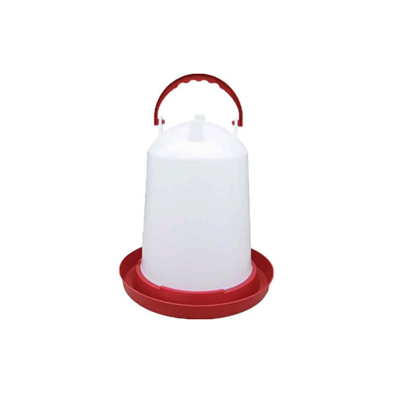 Poidło dla drobiu zakręcane, 10 l, z rączką i korkiem