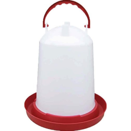 Poidło dla drobiu zakręcane, 10 l, z rączką i korkiem